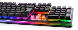 Klawiatura C-Tech C-TECH klawiatura gaming półmechaniczna Iris (GKB-08), casual gaming, CZ/SK, tęczowe podświetlenie, USB