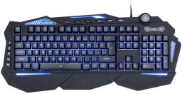 Klawiatura C-Tech C-TECH klawiatura SCORPIA V2 (GKB-119) gamingowy CZ/SK 7 kolory podświetlenia programowalna czarny USB