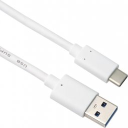 Kabel USB PremiumCord USB-A - USB-C 1 m Biały (ku31ck1w)
