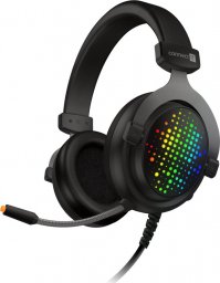Słuchawki Connect IT Evogear RGB Czarne (CHP-7000-BK)