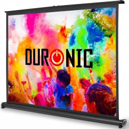 Ekran do projektora Duronic Duronic DPS40 Ekran do projektora przenośny z etui | sala konferencyjna | kino domowe | mata projekcyjna