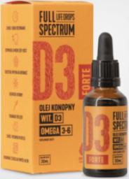 Cosma Cannabis Full Spectrum olej konopny - witamina D3 Forte 30ml (dla ludzi)