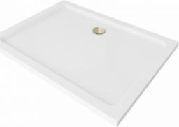 Brodzik Mexen Mexen Flat brodzik prostokątny slim 120 x 90 cm, biały, syfon złoty - 40109012G