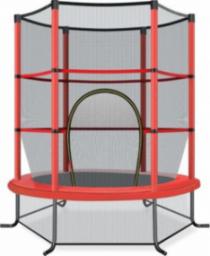 Trampolina ogrodowa Costway TW10052RE z siatką wewnętrzną 5.5 FT 165 cm