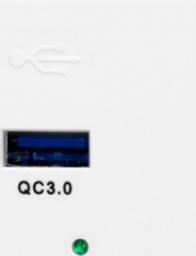  Orno NOEN USBQ, port modułowy 45x45mm z ładowarką USB quick charge 3A/5V; 2A/9V; 1,5A/12V, biały