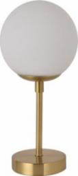 Lampa stołowa Light Prestige Złota szklana kula Dorado stojąca lampka do gabinetu na biurko