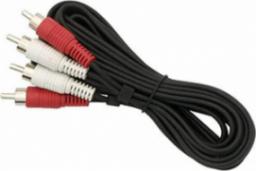 Kabel Blow Kabel RCA 2x2 cinch 1,8m wtyki czerwony i biały 4308#