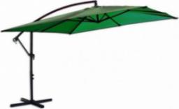  Rojaplast Parasol ogrodowy prostokątny na wysięgniku zielony 270 x 270 cm