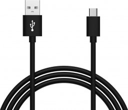 Kabel USB Libox USB-A - microUSB 1 m Czarny (LB0067C)