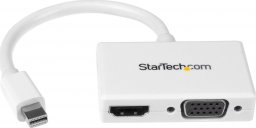 Adapter AV StarTech DisplayPort Mini - D-Sub (VGA) + HDMI biały (JAB-2343847)