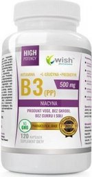  Wish Pharmaceutical WISH Pharmaceutical Niacin Vitamin B3 (PP) 500mg - 120caps.