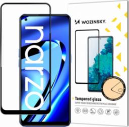  Wozinsky Wozinsky super wytrzymałe szkło hartowane Full Glue na cały ekran z ramką Case Friendly Realme Narzo 50A czarny