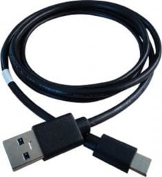 Kabel USB Nanoxia USB-A - USB-C 1 m Czarny (AP-344350)