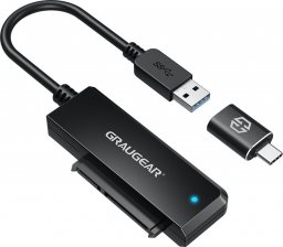 Adapter USB Graugear Graugear USB 3.2 Adapterkabel Type-C & Type-A  2,5" SATA retail