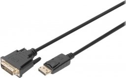 Kabel Digitus DisplayPort - DVI-D 3m czarny (DB-340301-030-S)