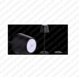 Lampa stołowa V-TAC Lampka Restauracyjna Biurkowa Nocna V-TAC 3W LED Ładowalna Szczelna IP54 Czarna VT-7522 3000K 200lm