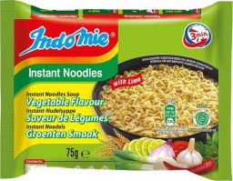 IndoMie Makaron Instant | Zupka Błyskawiczna Warzywna z Limonką "Instant Soup Noodles | Vegetable Flavour with Lime" 80g IndoMie