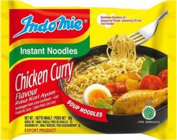  IndoMie Makaron Instant | Zupka Błyskawiczna o Smaku Kurczaka | Rosół Instant "Instant Soup Noodles | Chicken Flavour" 80g IndoMie