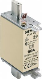  Siemens Wkładka topikowa NH000 100A gG 500V wersja standard zaczepy nieizolowane 3NA3830