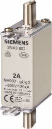  Siemens Wkładka topikowa NH000 63A gG 500V wersja standard zaczepy nieizolowane 3NA3822