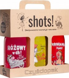  LaQ LaQ Shots! Zestaw prezentowy Czyściopak Damski (Żele do mycia 3x 500ml)