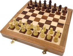  Upominkarnia Klasyczne szachy drewniane magnetyczne  30x30cm - G614