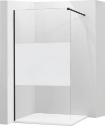  Mexen Mexen Kioto ścianka prysznicowa 70 x 200 cm, transparent/szron 8 mm, czarny - 800-070-101-70-35