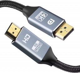 Kabel Reagle DisplayPort - HDMI 3m szary (RDH300P)