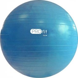 Profit Piłka gimnastyczna Profit 75cm niebieska z pompką DK 2102