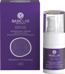  Basiclab BasicLab Esteticus Korygujące serum z retinalem 0,07%, fitosfingozyną i karnozyną 2.0 redukcja i stymulacja 15 ml