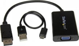 Adapter AV StarTech DisplayPort - D-Sub (VGA) czarny (JAB-2437501)