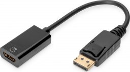 Adapter AV Digitus DisplayPort - HDMI czarny (DB-340415-002-S)
