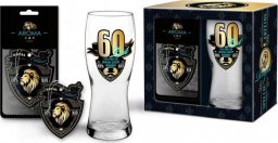  BGtech Zestaw szklanka do piwa 500 ml + Aroma Car 60 lat