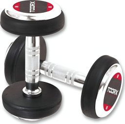 SKO Toorx Professional rubber dumbbell 20kg