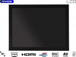  Nvox Monitor open frame led 10cali vga hdmi usb bnc av 12v 230v