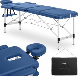  Physa Stół łóżko do masażu przenośne składane Bordeaux Blue do 180 kg niebieskie Stół łóżko do masażu przenośne składane Bordeaux Blue do 180 kg niebieskie