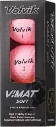  Volvik morele Piłki golfowe VOLVIK VIMAT Soft (różowy mat) 3 szt