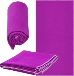  Springos Ręcznik plażowy szybkoschnący 150x75 cm z mikrofibry fioletowy UNIWERSALNY