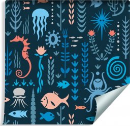  Muralo Tapeta Dla Dzieci - Podwodne Kolorowe Zwierzęta