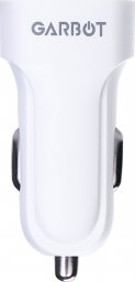 Ładowarka Garbot Garbot Grab&Go Dual USB Car Charger 10W White