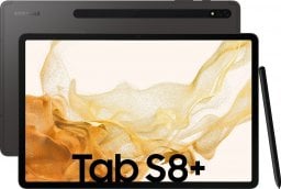 Tablet Samsung Galaxy Tab S8+ 12.4" 128 GB 5G Czarne (SM-X806BZAAEUB)