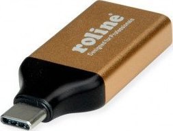 Adapter USB Roline USB-C - DisplayPort Złoty 