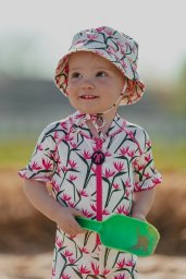  DucKsday Jednoczęściowy strój plażowo-kąpielowy dla niemowlaka filtr UV 50+, Coco 2-3 lata (92-98)