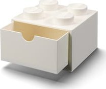  LEGO Szufladka na biurko klocek LEGO Brick 4 (Biały)