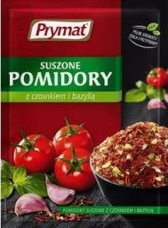 Prymat SUSZONE POMIDORY Z CZOSNKIEM I BAZYLIĄ 15G PRYMAT