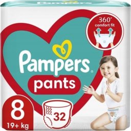 Pieluszki Pampers Pants 8, 19+ kg, 32 szt.
