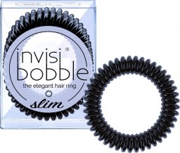 Invisibobble INVISIBOBBLE SLIM gumka do włosów - 3 szt. (TRUE BLACK)