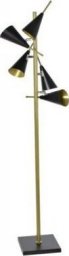 Lampa podłogowa DKD Home Decor Lampa Stojąca DKD Home Decor Czarny Złoty Metal Nowoczesny (36 x 36 x 160 cm)