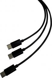  SteelPlay Kabel Dual Play & Charge do kontrolerów PS5 czarny