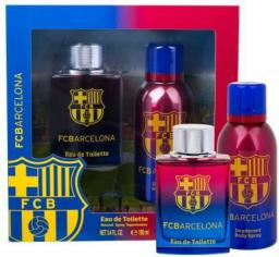 EP Line FC Barcelona Zestaw dla mężczyzn EDT 100ml + 150ml Deodorant